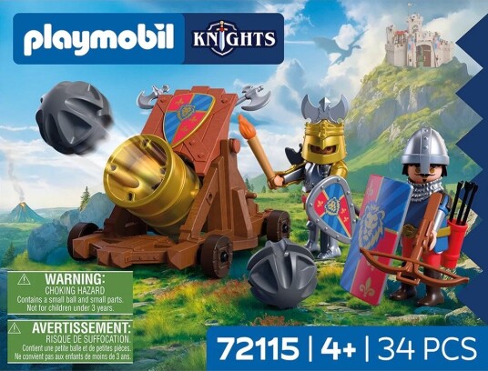 PLAYMOBIL Løveriddernes Våben Sett med Kanon - Flerfarget Figurer