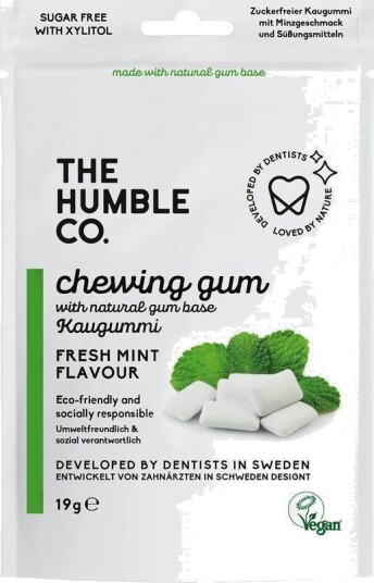 The Humble Co. The Humble Co Humble Natural Chewing Gum Fresh Mint 10pcs