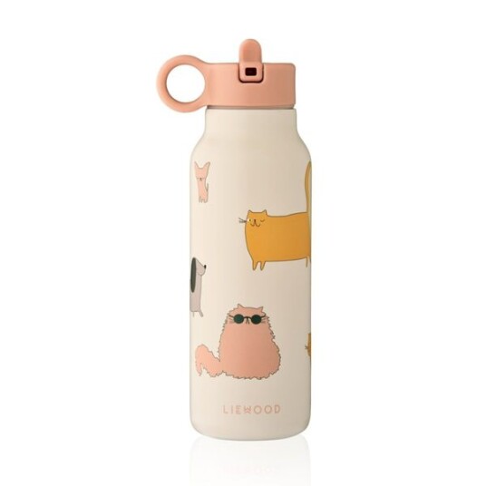Liewood Falk drikkeflaske 350ml Cats and Dogs/Sandy