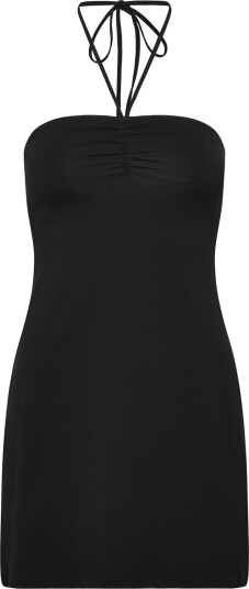 Monki Tube Mini Dress Black XL