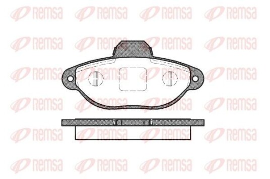 Bremseklosser REMSA 0414.20 Bremseklosser REMSA 0414.20