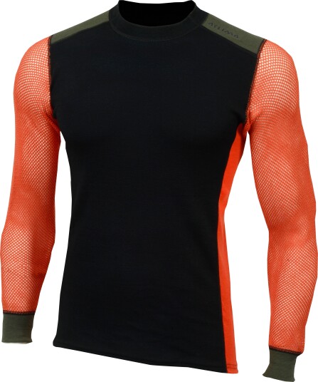Aclima WoolNet Hybrid Crew Neck Man Jet Black/Poinciana/Olive Nigh XS, Jet Black/Poinciana/Olive Nigh Aclima WoolNet Hybrid Crew Neck Man Jet Black/Poinciana/Olive Nigh XS, Jet Black/Poinciana/Olive Nigh