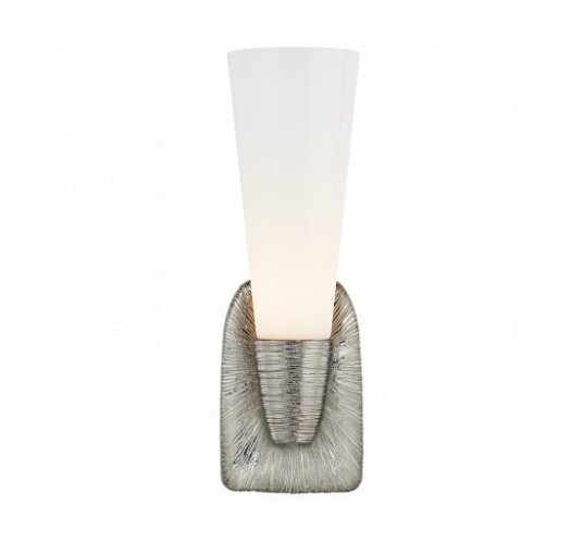 Utopia Small Single Bath Sconce Polished Nickel Utopia Small Single Bath Sconce Polished Nickel