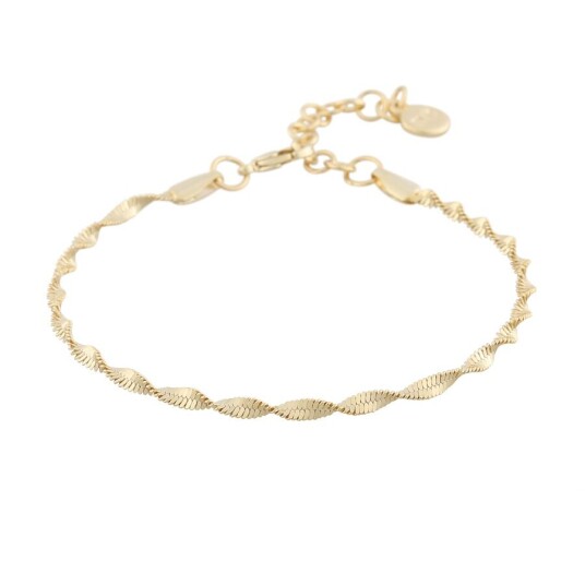 Snö Of Sweden Lisbon Bracelet Plain Gold Onesize Snö Of Sweden Lisbon Bracelet Plain Gold Onesize