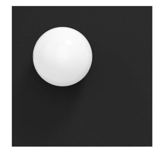 Swedish Ninja - Candy Big Square S Vegg-/Taklampe Ninja Black Swedish Ninja