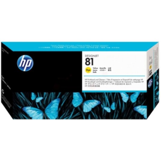HP C4953A HP 81 Skrivehode gul
