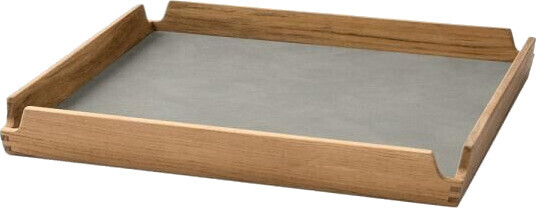 LIND DNA Airy teak brett 30,1x30,1 cm nupo lys grå LIND DNA Airy teak brett 30,1x30,1 cm nupo lys grå