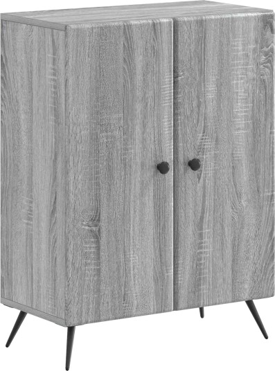 vidaXL Baderom Oppbevaringsskap BREDA Grå Sonoma 59,5 x 31 x 80 cm