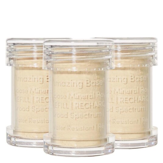Jane Iredale Amazing Base Refillable Brush Bisque 3 Pack Refills Jane Iredale Amazing Base Refillable Brush Bisque 3 Pack Refills