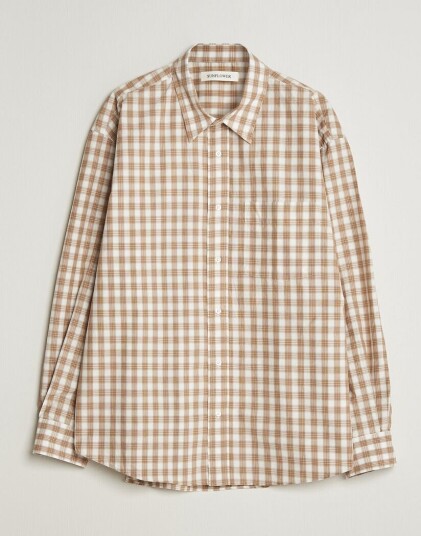 Sunflower New Base Shirt Beige Check Sunflower New Base Shirt Beige Check