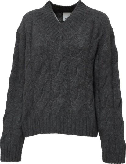 Allude Dame Strikkevarer Grå S,