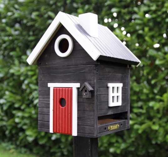 Wildlife Garden Fuglehus Og Fuglemater Sort