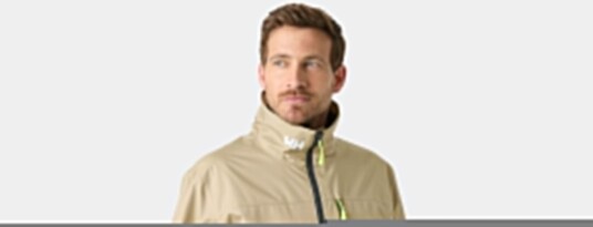 Helly Hansen Crew Seilerjakke 2.0 Herre Beige L