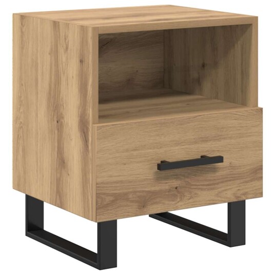 Nattbordskap 2 pcs artisan eik 40 x 35 x 47.5 cm Konstruert tre