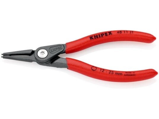 Knipex Låseringtang 140 mm Kromvanadiumstål Rød for Presisjon Håndverktøy