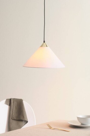 Jotex MICKAN taklampe Hvit/messing 1710480-03-0 1661134-01-0