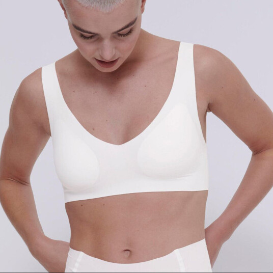 Sloggi BH ZERO Feel 2 0 Bralette Hvit X-Large Dame