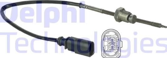 Sensor, eksostemperatur DELPHI TS30021