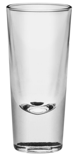 Bormioli Rocco Shotglass Bistro Bar uten målestrek; 13cl, 6.2x13.5 cm (ØxH); Transparent; 6 Stykk / Forpakning