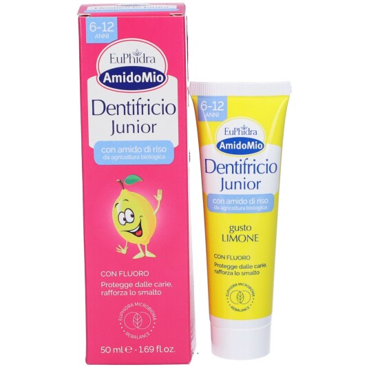 Xylitol Børnetannkrem EUPHIDRA Junior Fresh Lemon 6-12 år 50 ml Xylitol Børnetannkrem EUPHIDRA Junior Fresh Lemon 6-12 år 50 ml