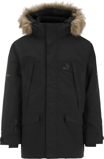 Didriksons Sylvin Kids" Parka - BLACK - 122