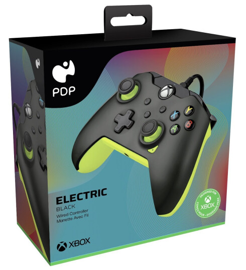 PDP Gaming Wired Controller - Electric Black