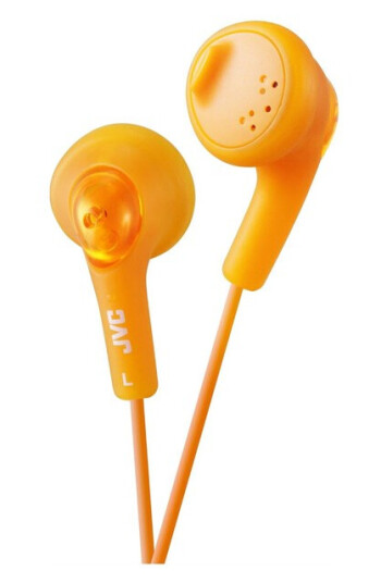 JVC In Ear Gumy Headphones. Oransje