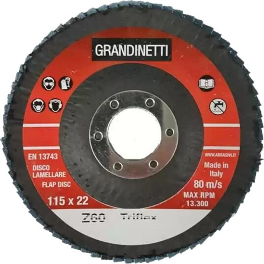 Grandinetti L115Z060TFC Slipeskive, vinkelsliper Grandinetti L115Z060TFC Slipeskive, vinkelsliper