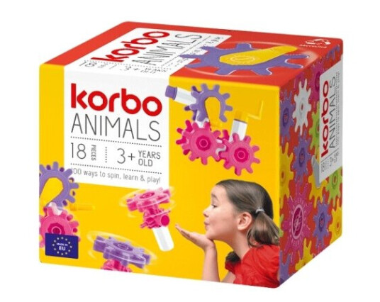 Korbo Animals 18 Girsett 3 År 18 Stykker