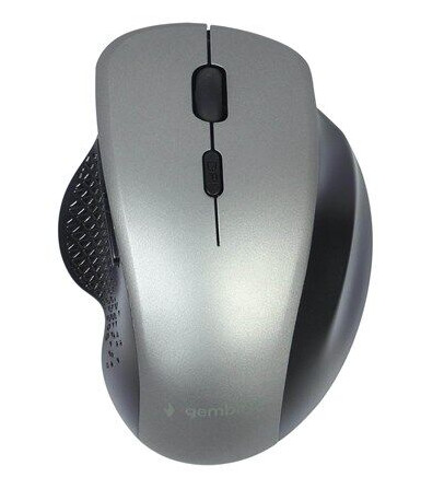 Gembird Ergonomisk Trådløs Optisk Mus 1600 DPI med 6 Knapper Svart/Romgrå Gembird Ergonomisk Trådløs Optisk Mus 1600 DPI med 6 Knapper Svart/Romgrå
