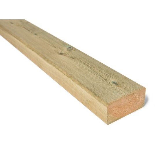 Bergene Holm Konstruksjonsvirke CU Impregnert Furu 48x98x5100 mm C24