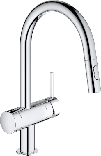 Grohe Minta blandebatteri med C-kran og ventil for oppvaskmaskin (krom) Grohe Minta blandebatteri med C-kran og ventil for oppvaskmaskin (krom)