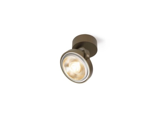 Trizo21 - Pin-Up 1 Round Taklampe Bronze