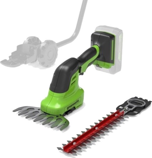Greenworks G24sht Multiklipper 2I1 24V U/Batteri Og Lader Solo
