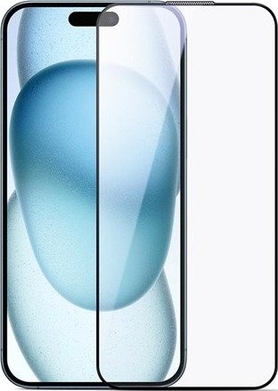 Joyroom JR-MLG0286 2.5D Anti-Blue Light + Dustproof Tempered Glass with Black Frame for iPhone 15 Plus/16 Plus