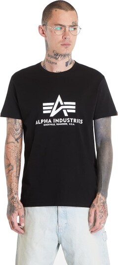 Alpha Industries Basic T-Shirt Bl - Black - L