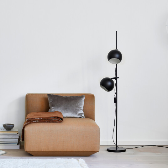 Ball dobbel gulvlampe