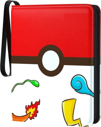 Samlealbum for Pokémon Kort 9 Lommer 40 Sider 720 Kort Rød