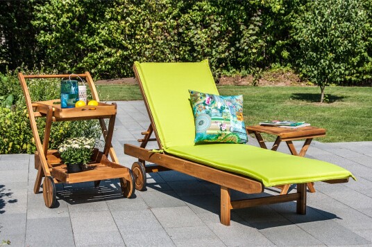 Solstol FINLAY 193x60xH30cm Akasie - Solstol FINLAY 193x60xH30cm Akasie -
