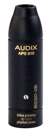 Audix Aps910 In Line Phantom Power Adapter For Adx40 Adx60 Microd Ht5