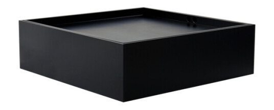 Jotex GORDON sofabord 100x100 cm Svart matt 1581818-02-0 1581817-02-0