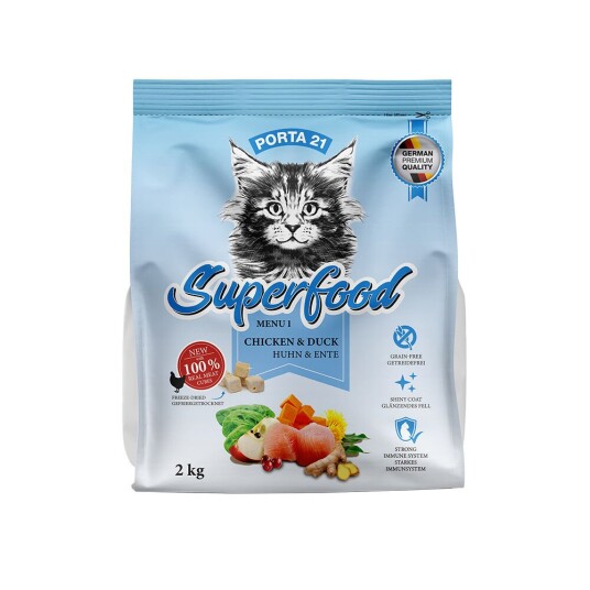 Porta 21 Superfood Meny 1 Kylling & And 2 kg