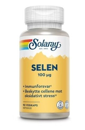 Solaray Selen 90 kapsler Solaray Selen 90 kapsler