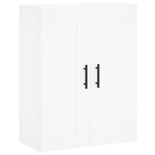  Highboard hvit 69,5x34x180 cm konstruert tre 8720845490638
