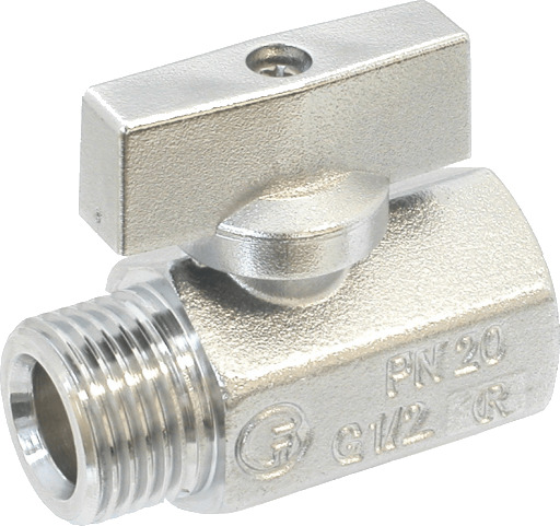 Minikuleventil 1/2"