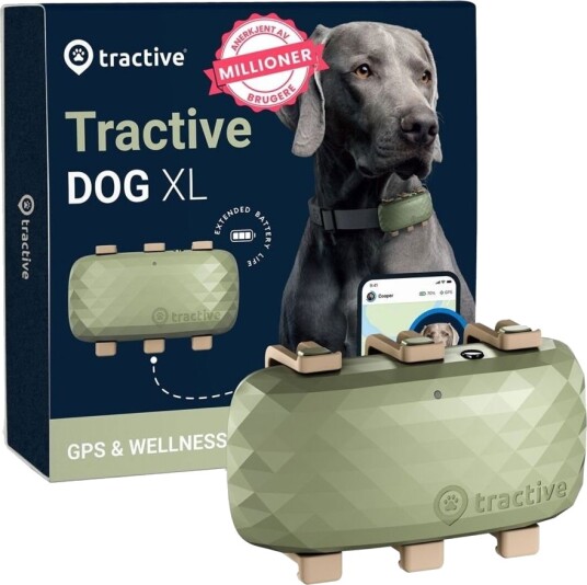 Tractive DOG XL GPS Tracker Grønn til Hund - Sikkerhet og Sporingsløsning Tractive DOG XL GPS Tracker Grønn til Hund - Sikkerhet og Sporingsløsning