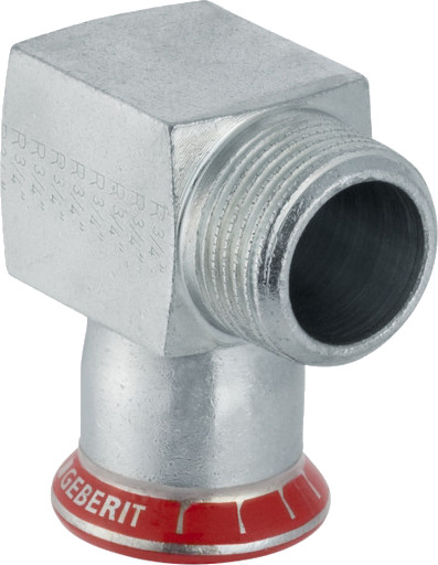 10 stk 18 mm x 1/2" Vinkel FZ 90° hylse/nippel Mapress silver