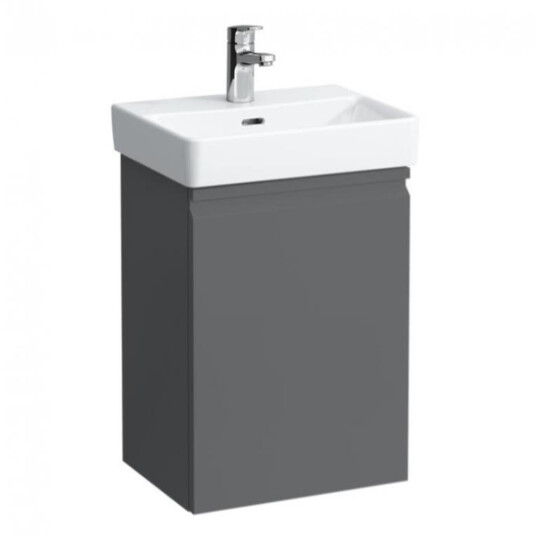 LAUFEN PRO S SERVANTSKAP 41,5 CM VENSTRE GRAFITTGRÅ
