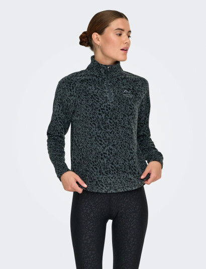 Only Play Onpino Hn Hz Ls Fleece Aop Jck - Navy - M