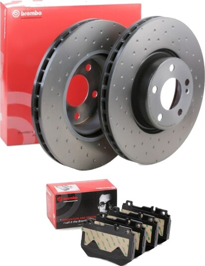 Bremseskiver og -klosser BREMBO BRB3405N0214